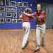 Notiamo con piacere come i due sorridano sempre: il lindy hop  veloce ed entusiasmante e ballandolo viene rilasciato un bel carico di endorfine. Non  possibile non sorridere